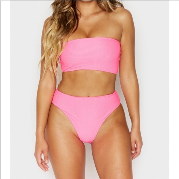 Frankie’s Jenna Top & Boots Bottom Hot Throb Pink - Picture 1 of 7